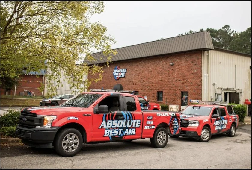 Absolute Best Air service vehicles parked together