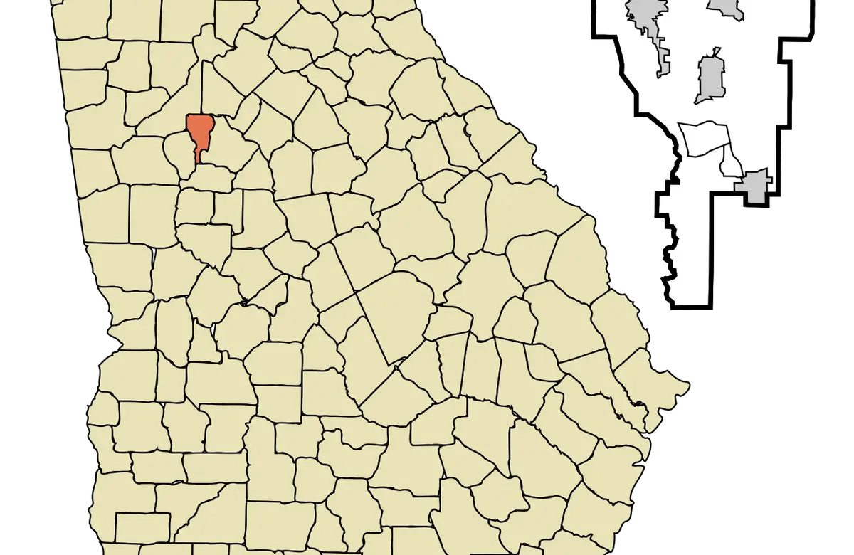 Conley, Georgia location map