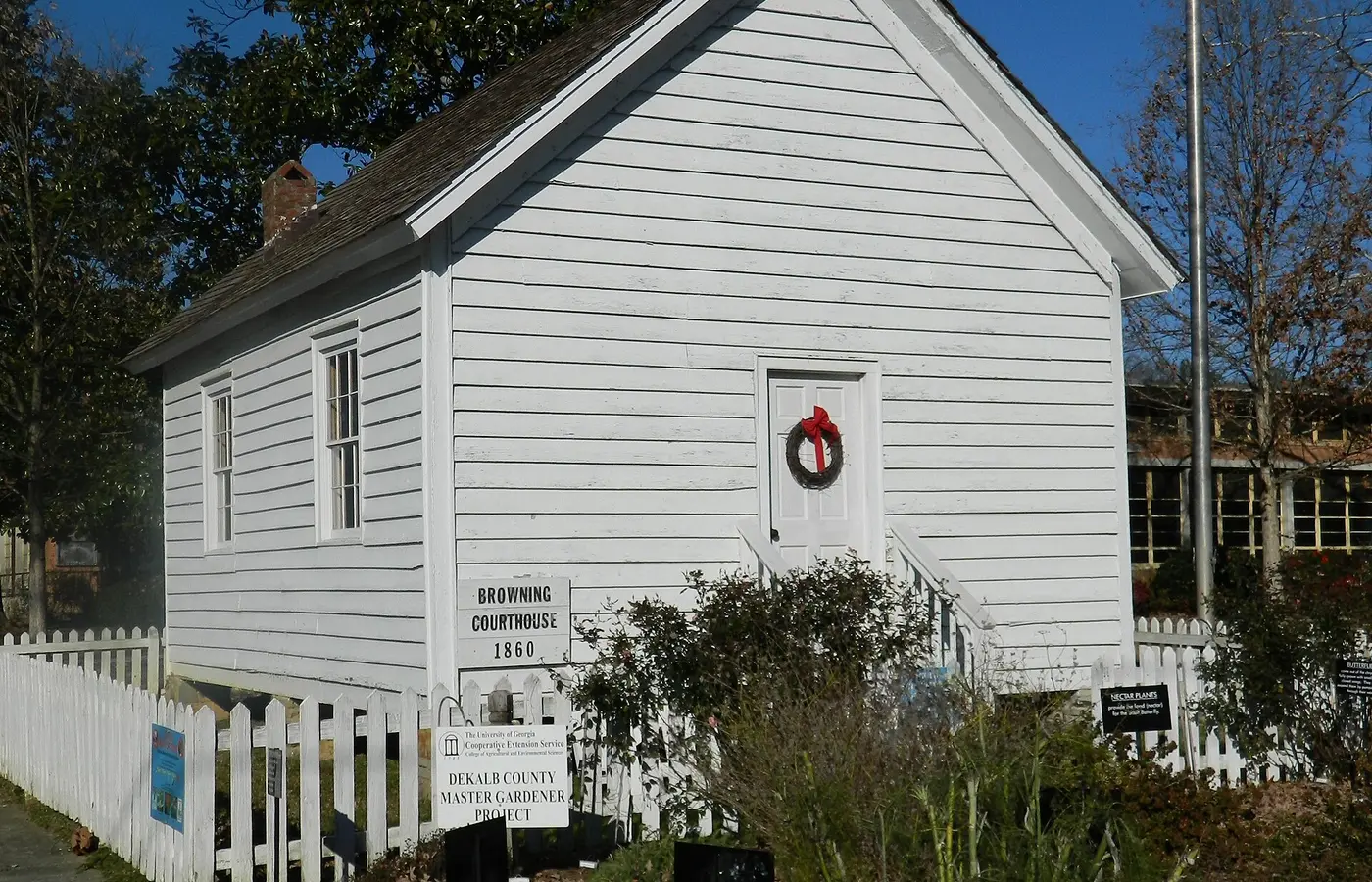 Historic courthouse in Tucker